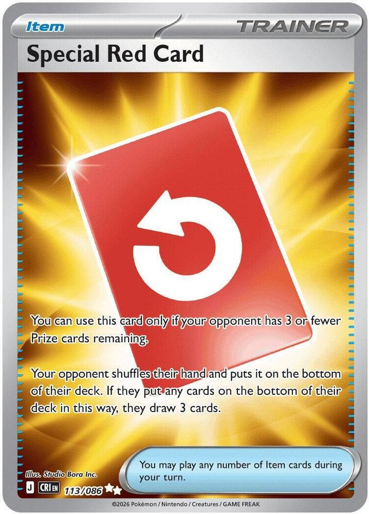 SPECIAL RED CARD 113/086