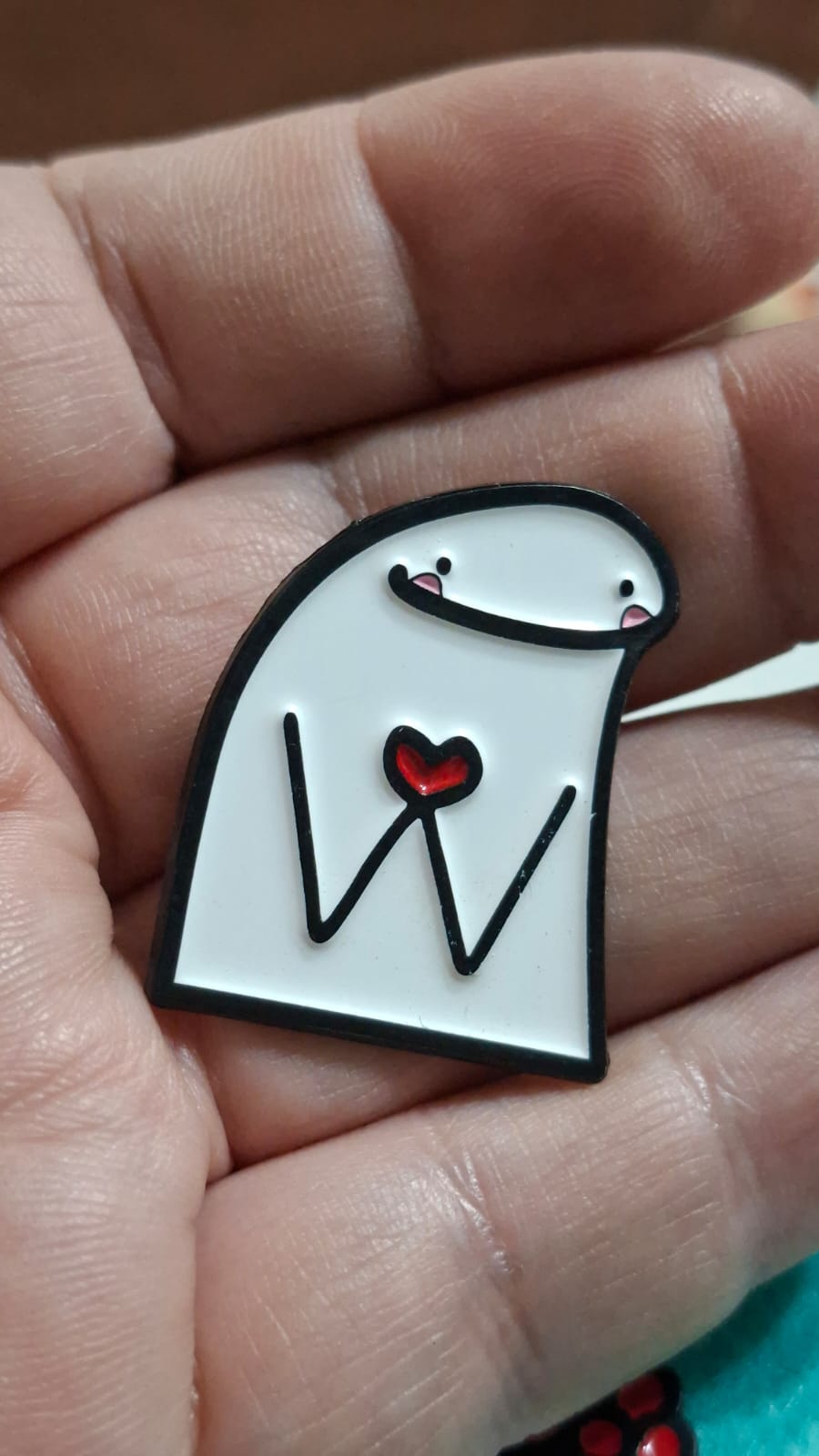Pin Flork Corazón Rojo - Imagen 2