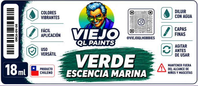Viejo QL Paints - Verde Escencia Marina - Imagen 2