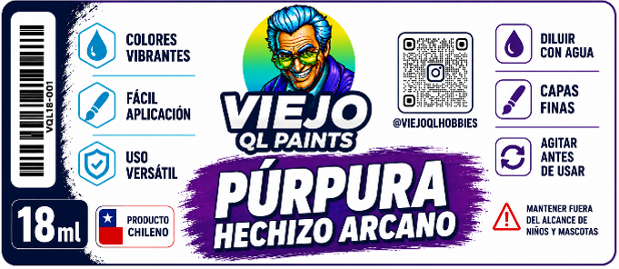 Viejo QL Paints - Purpura Hechizo Arcano - Imagen 2